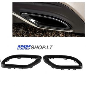 Mercedes-Benz W177 W247 W205 W213 X253 juodI išmetimo vamzdžių angaliai